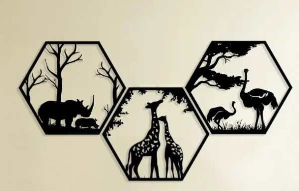 Wall Art - Afrikanische Wildtiere – Bild 2